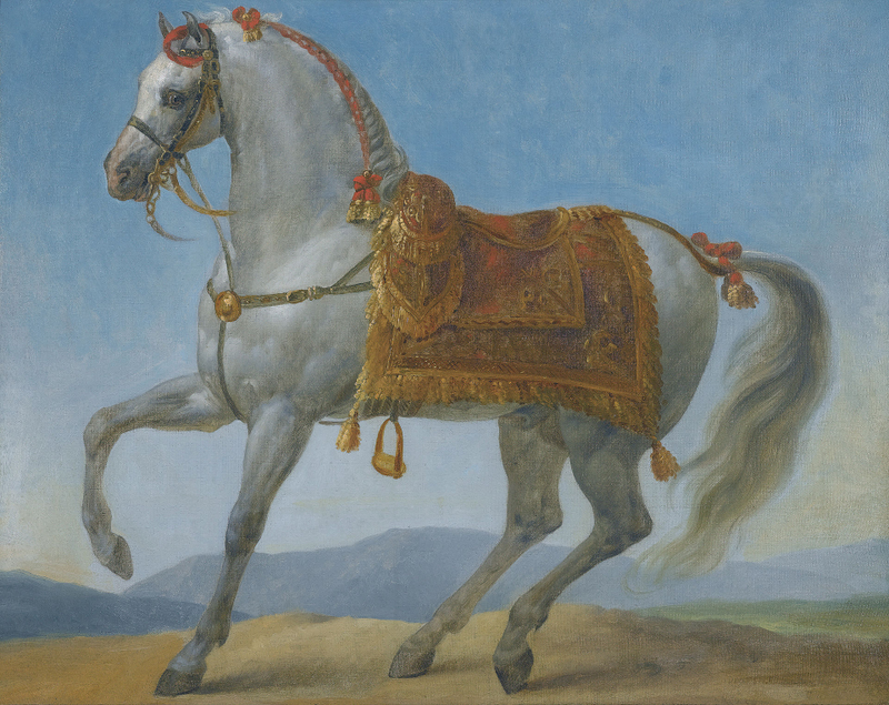 El caballo, dibujado por el pintor Antoine-Jean Gros. Fto: Wikipedia